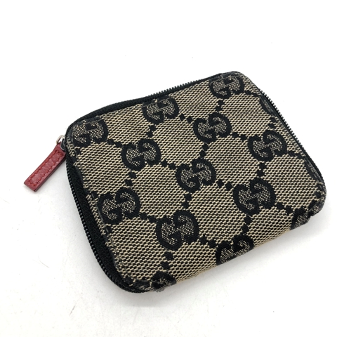 GUCCI-グッチ GGスプリーム PVC コインケース